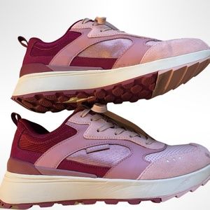 Sketchers Sunny Street Los Angeles Pink Dusty Rose Sneakers Sunsetters 8.5 EUC